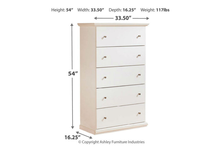 Bostwick Shoals Chest of Drawers (B139-46)