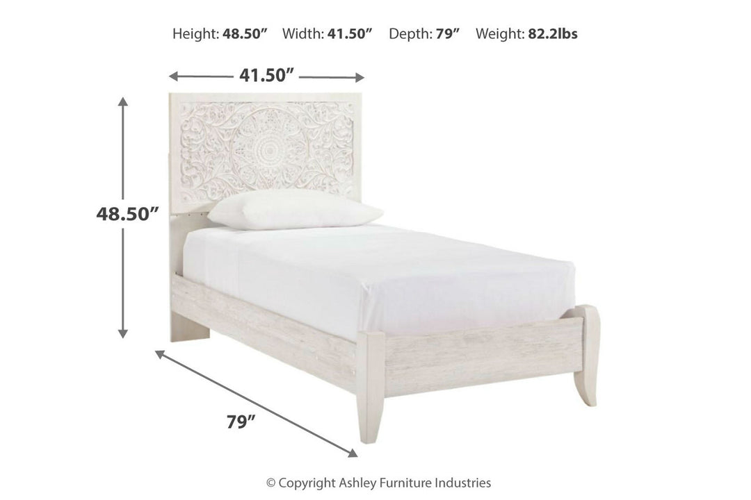 Paxberry Twin Panel Bed (B181B1)