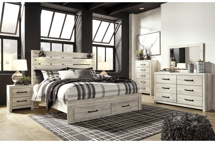 Cambeck King Panel Bed with 2 Storage Drawers (B192B31)