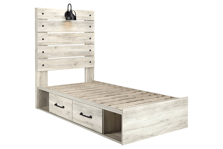 Cambeck Twin Panel Bed with 4 Storage Drawers (B192B21)