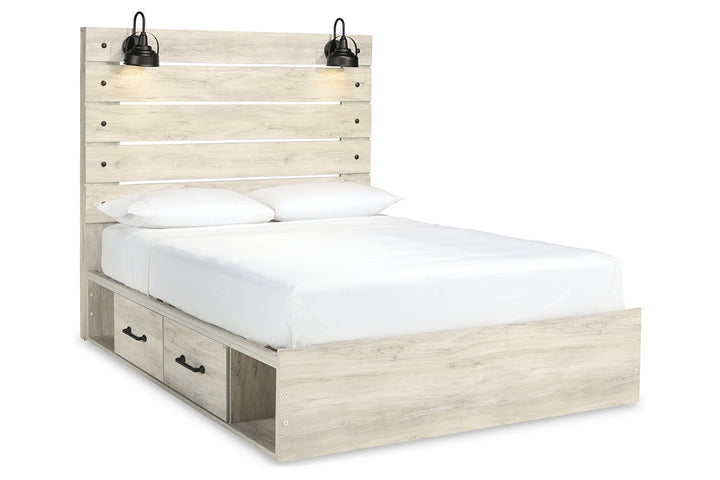 Cambeck Queen Panel Bed with 2 Storage Drawers (B192B17)