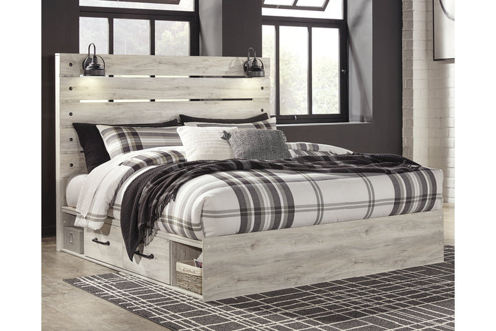 Cambeck King Panel Bed with 2 Storage Drawers (B192B19)