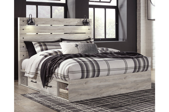 Cambeck King Panel Bed with 4 Storage Drawers (B192B27)