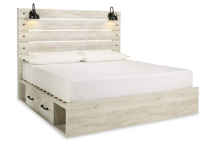 Cambeck King Panel Bed with 4 Storage Drawers (B192B27)