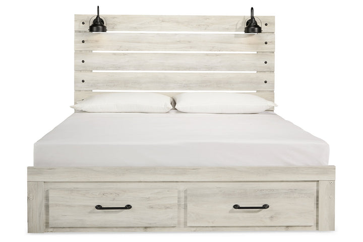 Cambeck King Panel Bed with 2 Storage Drawers (B192B31)