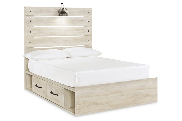 Cambeck Full Panel Bed with 2 Storage Drawers (B192B16)