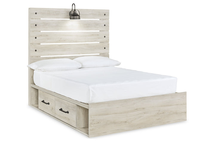 Cambeck Full Panel Bed with 4 Storage Drawers (B192B34)