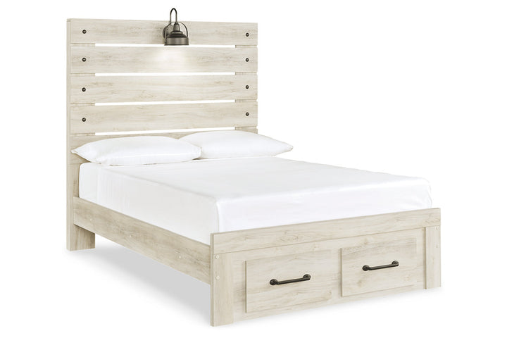 Cambeck Full Panel Bed with 2 Storage Drawers (B192B33)