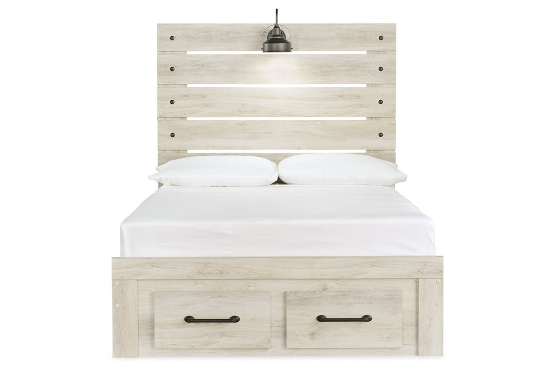 Cambeck Full Panel Bed with 2 Storage Drawers (B192B33)