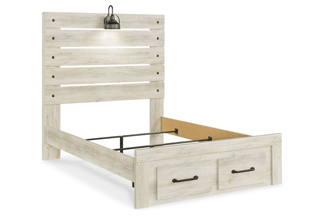 Cambeck Full Panel Bed with 2 Storage Drawers (B192B33)