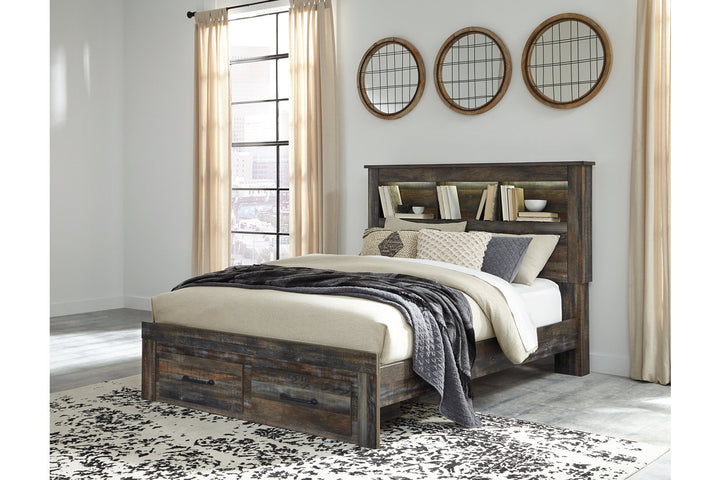 Drystan Queen Panel Storage Bed, Dresser and Mirror (B211B63)