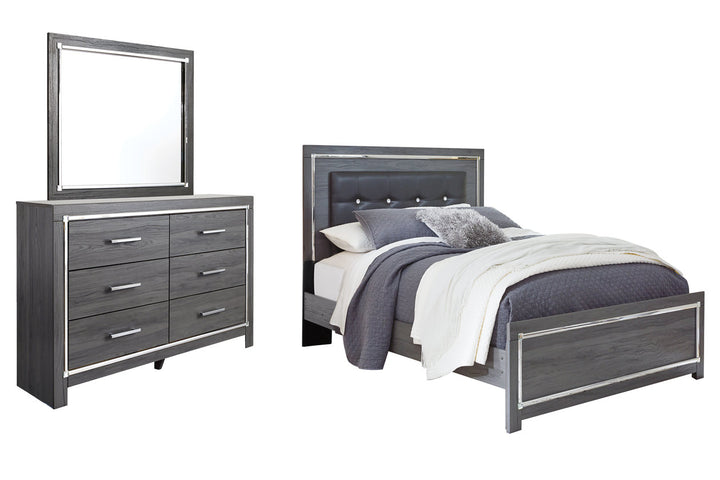 Lodanna Queen Panel Bed, Dresser and Mirror (B214B28)