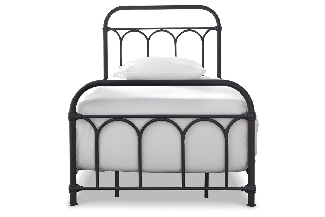 Nashburg Twin Metal Bed B280 671 GlamFurniturStore