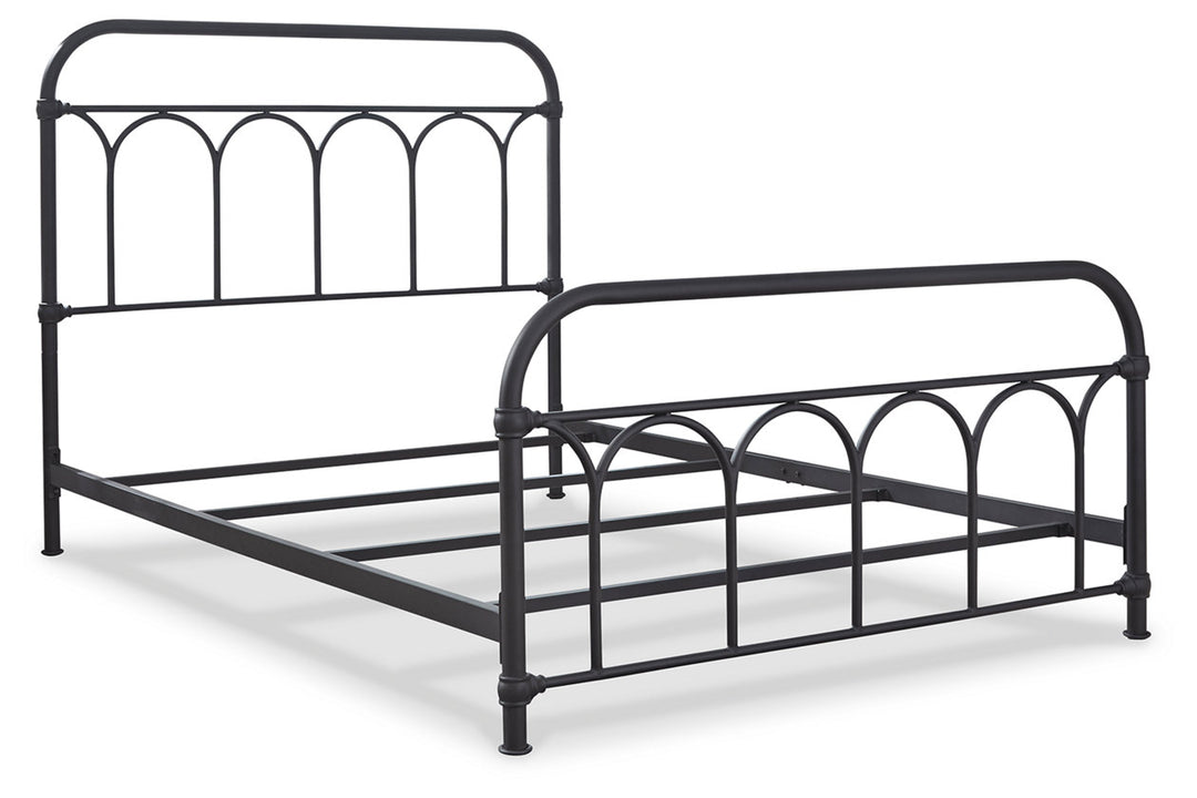 Nashburg Full Metal Bed (B280-672)