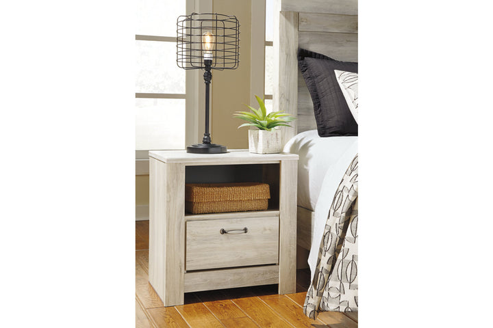 Bellaby Queen Crossbuck Panel Bed, Dresser, Mirror and 2 Nightstands (B331B13)