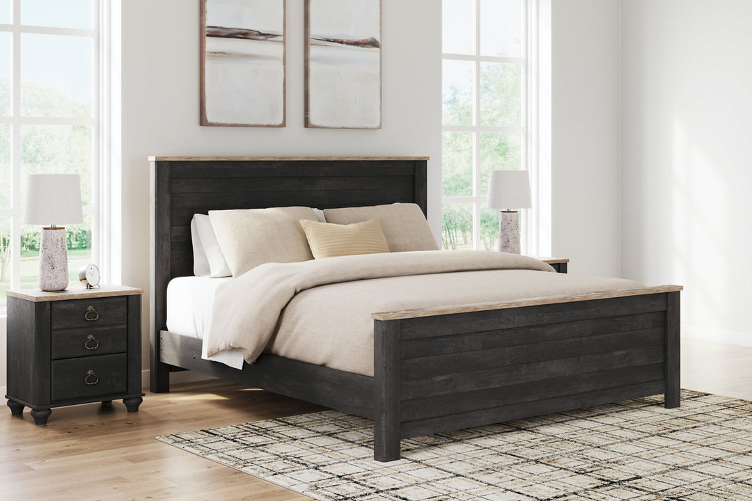 Nanforth King Panel Bed (B3670B4)