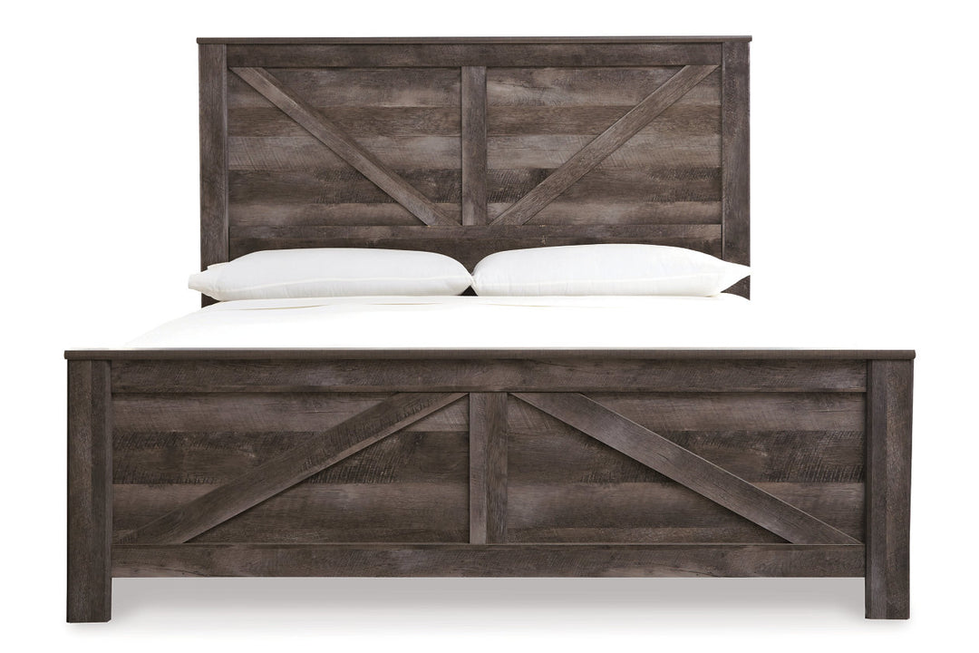 Wynnlow King Crossbuck Panel Bed (B440B11)