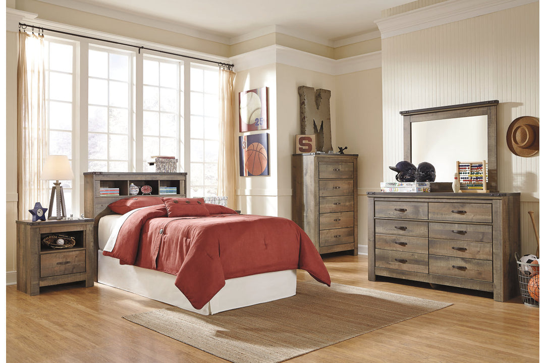 Trinell Twin Bookcase Headboard (B446-63)