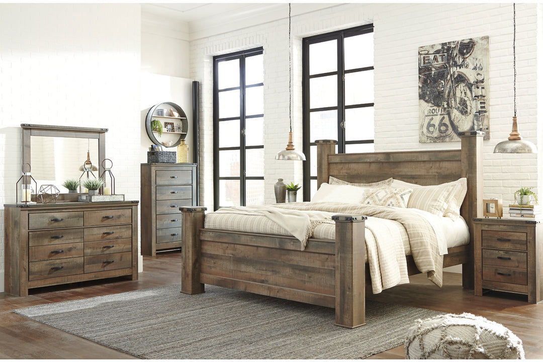 Trinell King Poster Bed (B446B45)