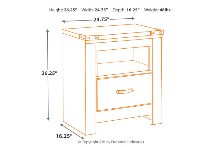 Trinell Nightstand (B446-91)