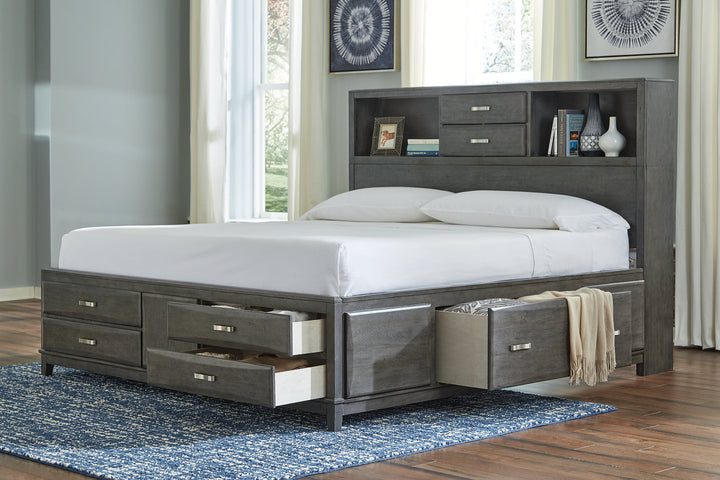 Caitbrook King Storage Bed with 8 Drawers (B476B6)