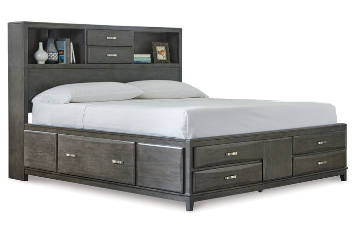 Caitbrook Queen Storage Bed with 8 Drawers (B476B2)