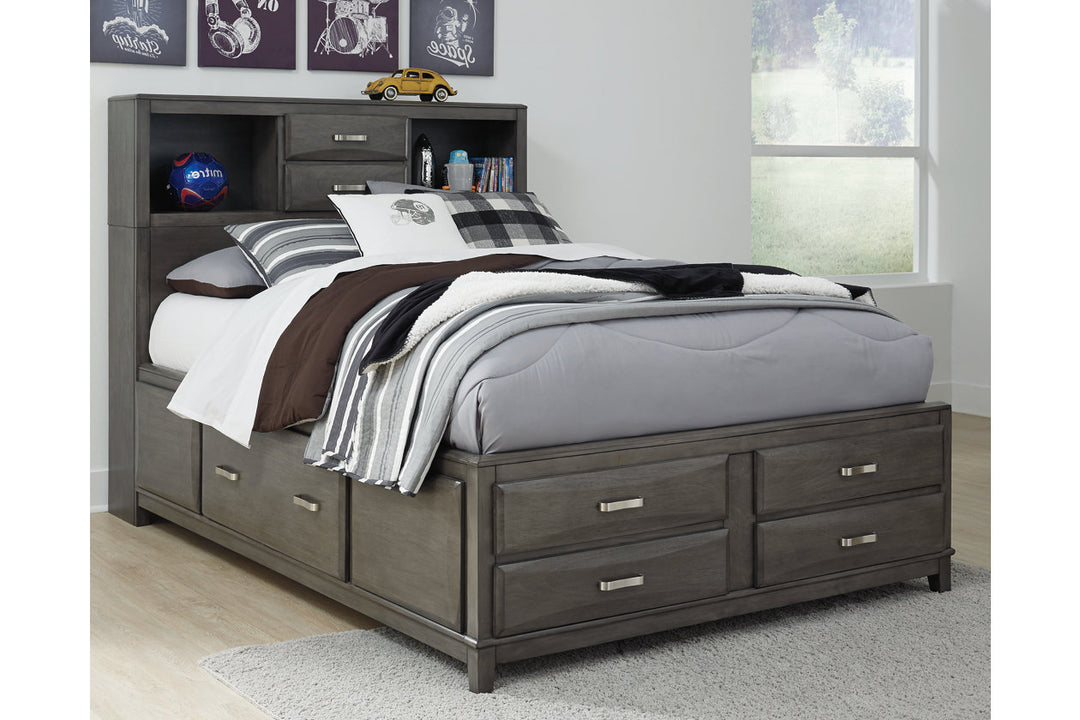 Caitbrook Full Storage Bed with 7 Drawers (B476B4)