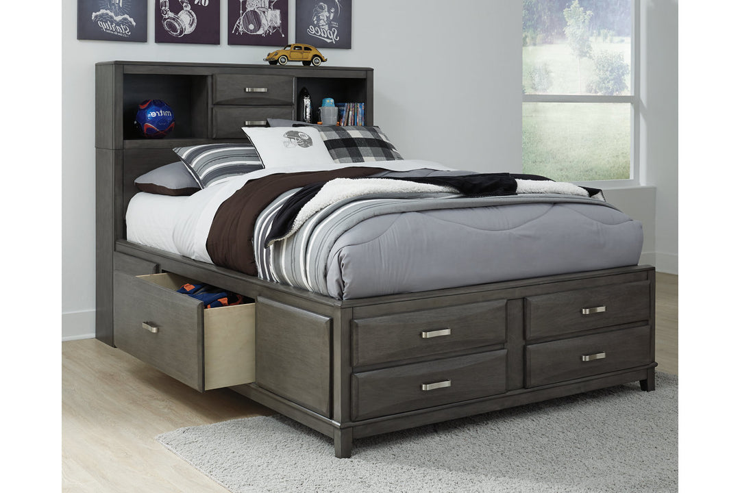 Caitbrook Full Storage Bed with 7 Drawers (B476B4)