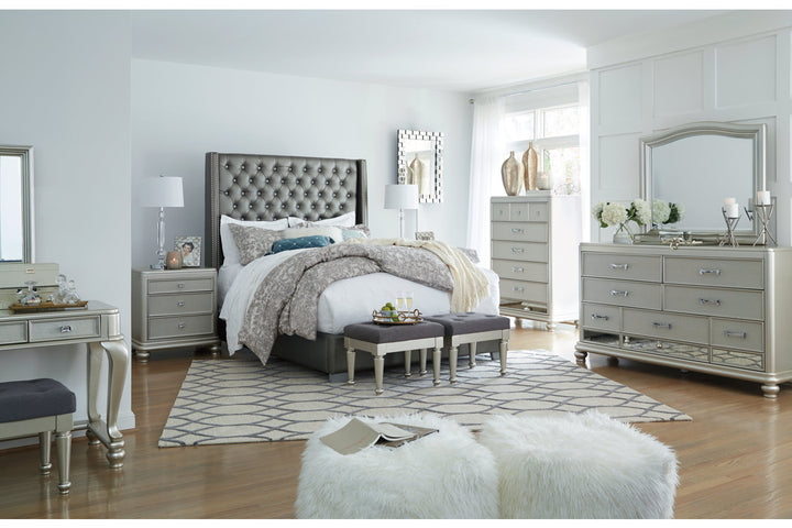 Coralayne Queen Upholstered Bed (B650B13)