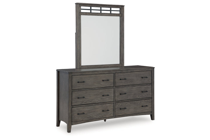 Montillan Dresser and Mirror (B651B1)