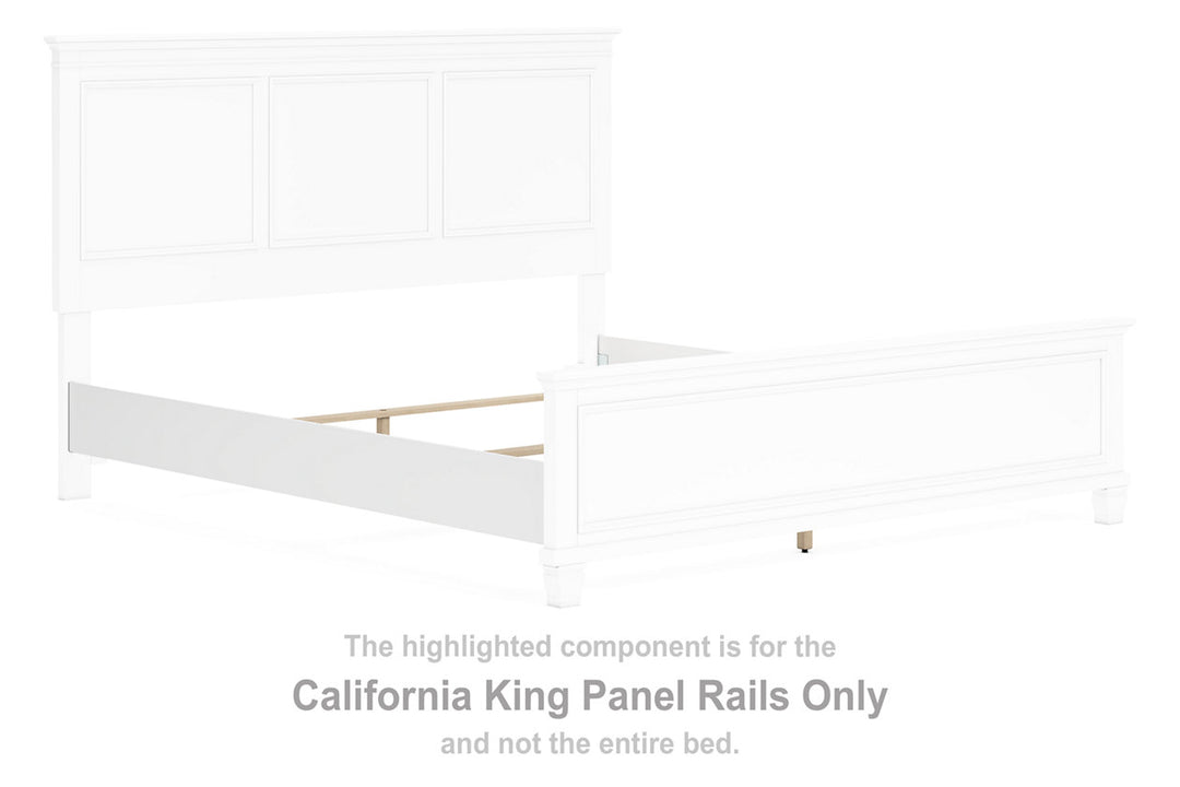 Fortman California King Panel Rails (B680-94)