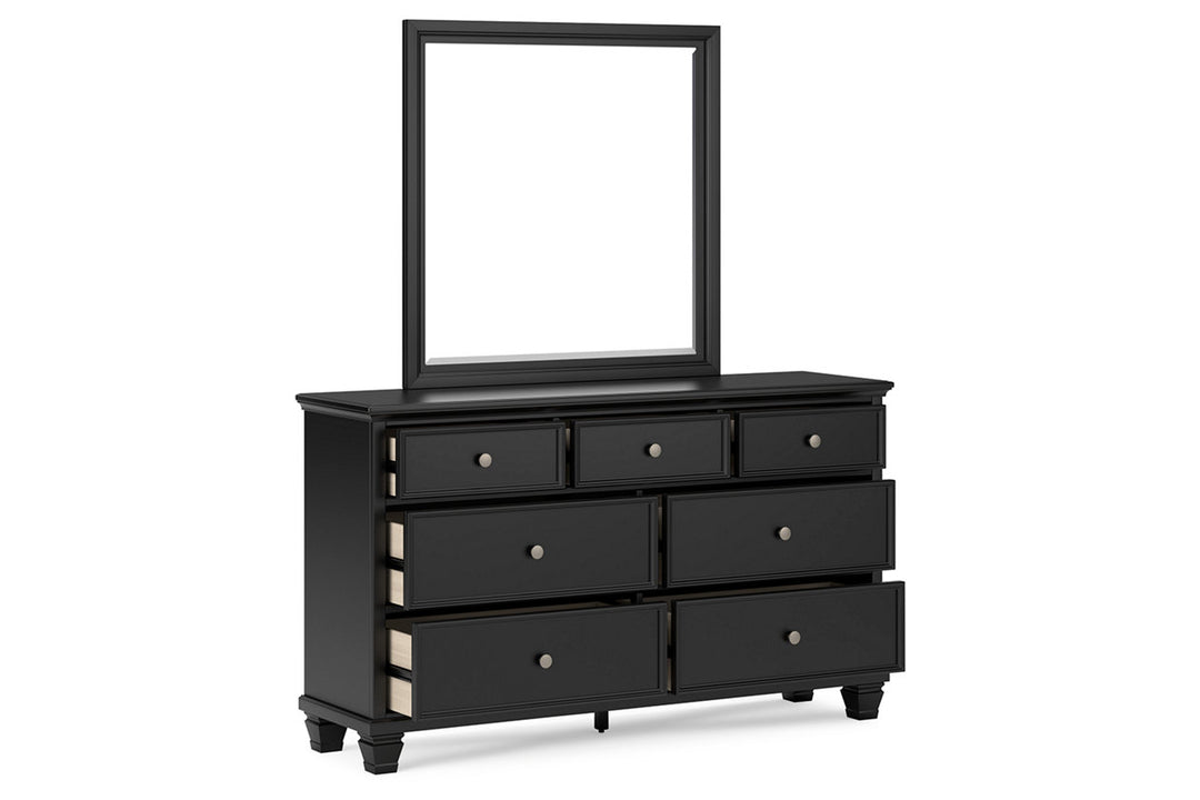 Lanolee Dresser and Mirror (B687B1)