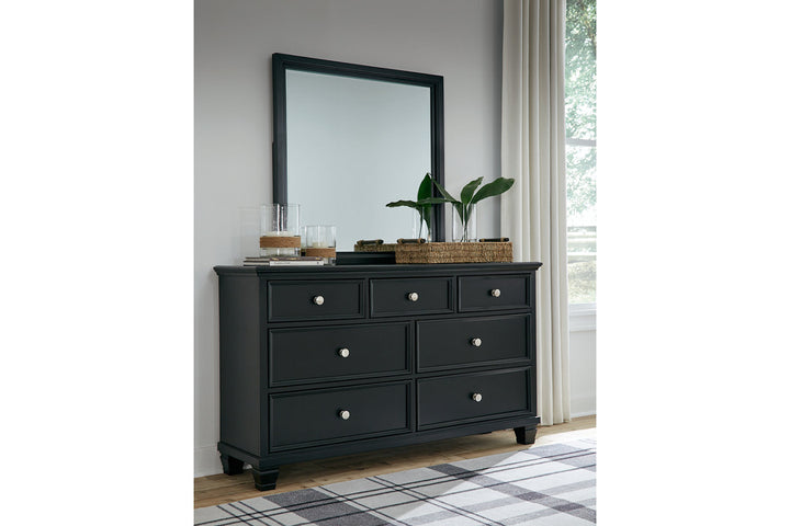 Lanolee Dresser and Mirror (B687B1)