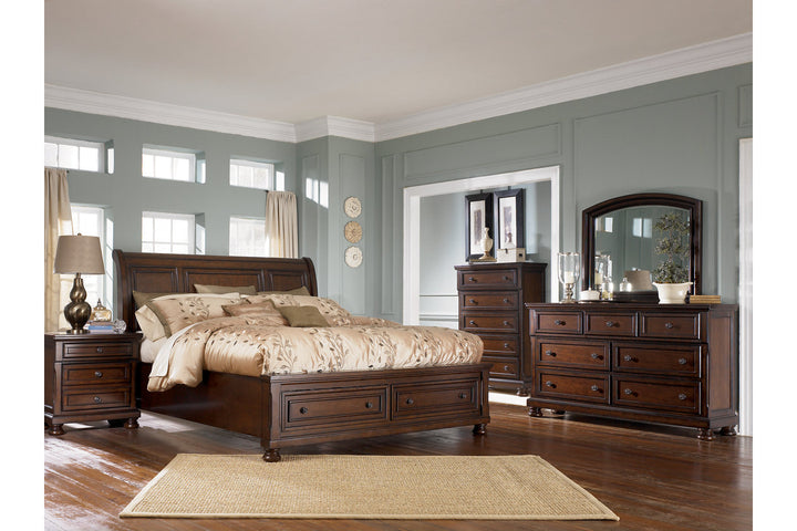 Porter King Sleigh Bed (B697B16)