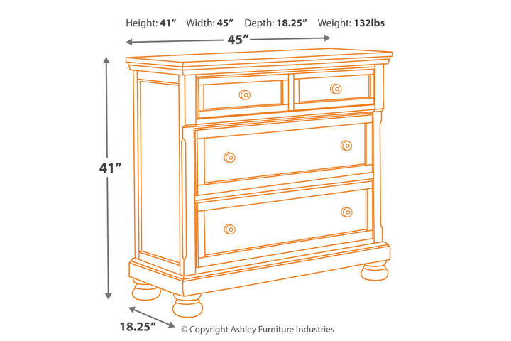 Porter Media Chest (B697-39)