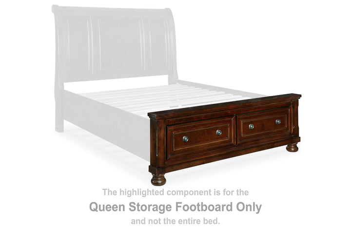 Porter Queen Storage Footboard (B697-74)