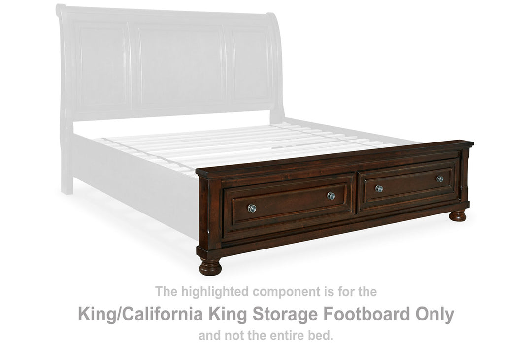 Porter King/California King Storage Footboard (B697-76)