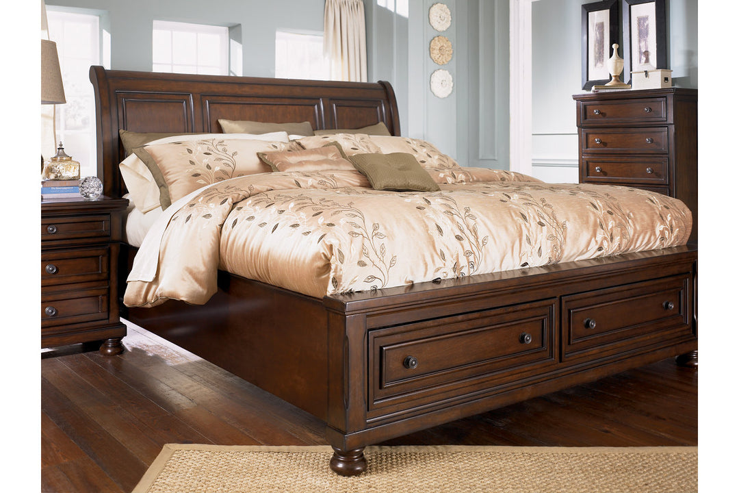 Porter King Sleigh Bed (B697B16)