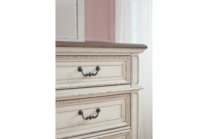 Realyn Dresser and Mirror (B743B12)