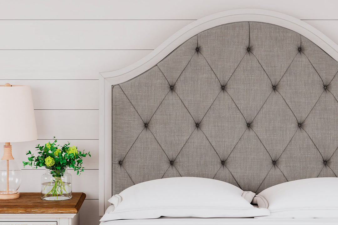 Brollyn Queen Upholstered Panel Headboard (B773-57)