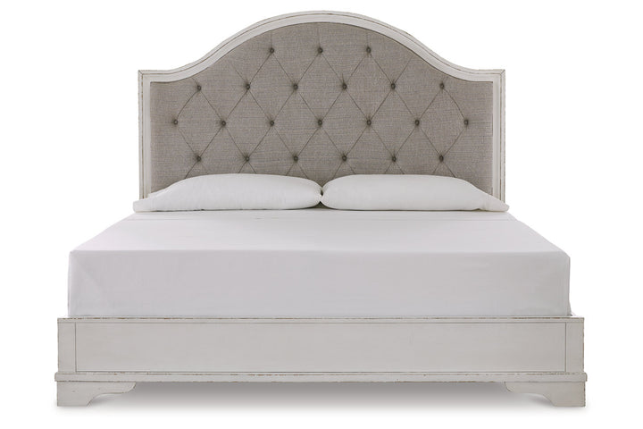 Brollyn California King Upholstered Panel Bed (B773B5)