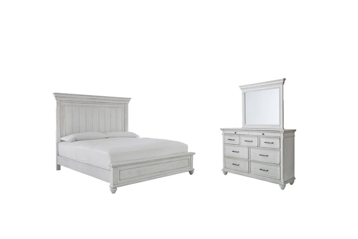 Kanwyn Queen Panel Bed with Dresser and Mirror (B777B3)