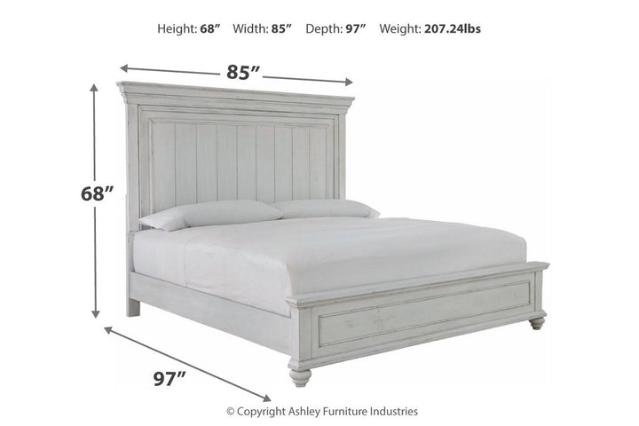 Kanwyn Queen Panel Bed with Dresser and Mirror (B777B3)