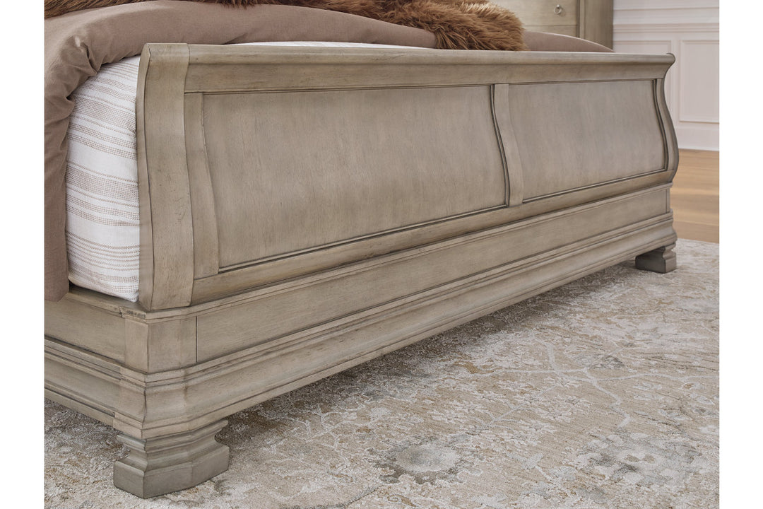 Lexorne King Sleigh Bed (B924B4)