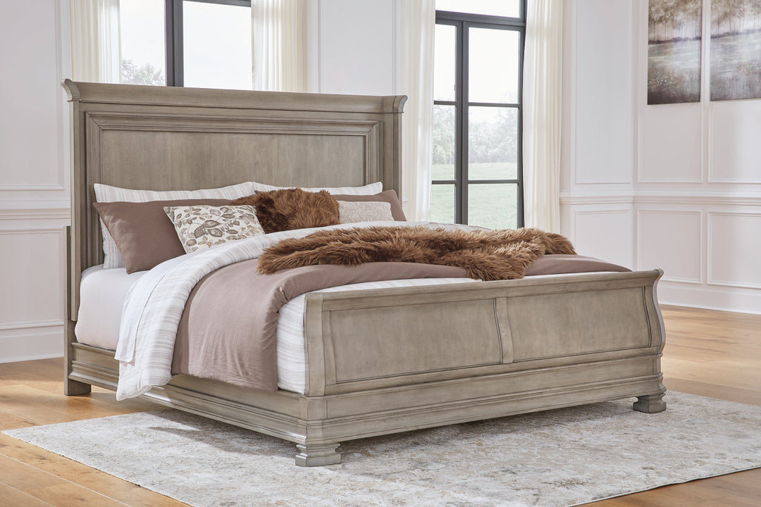 Lexorne King Sleigh Bed (B924B4)