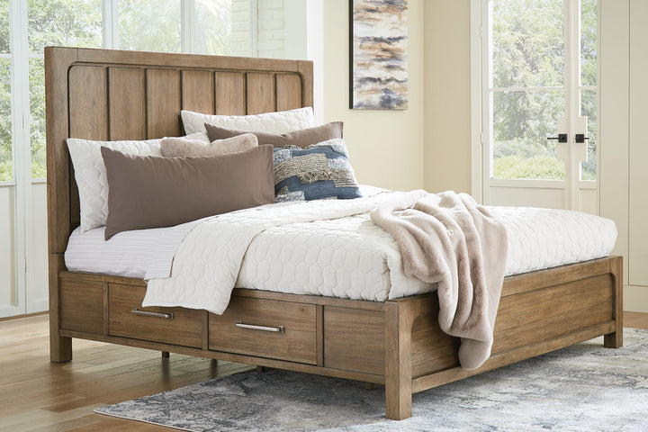 Cabalynn California King Panel Bed with Storage (B974B9)