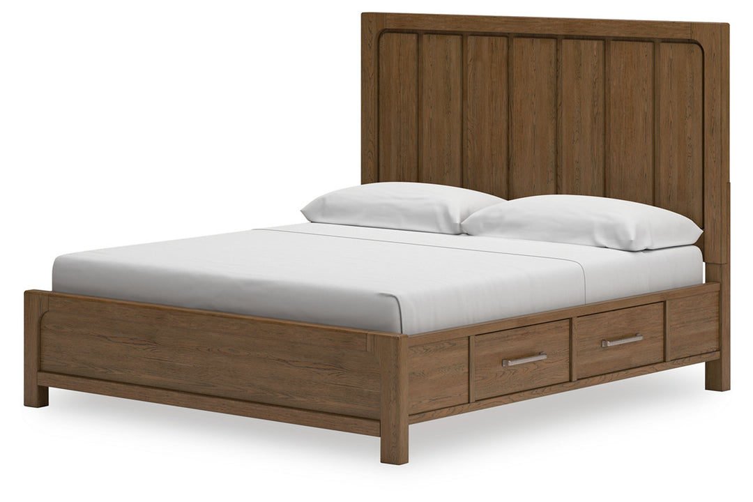 Cabalynn California King Panel Bed with Storage (B974B9)