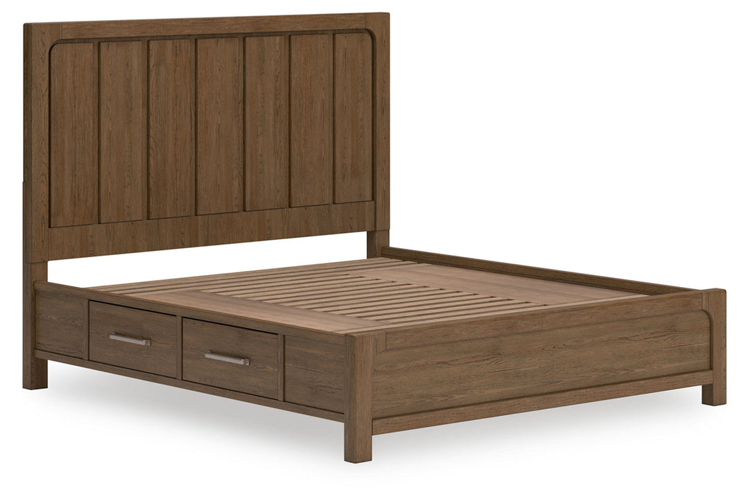 Cabalynn California King Panel Bed with Storage (B974B9)