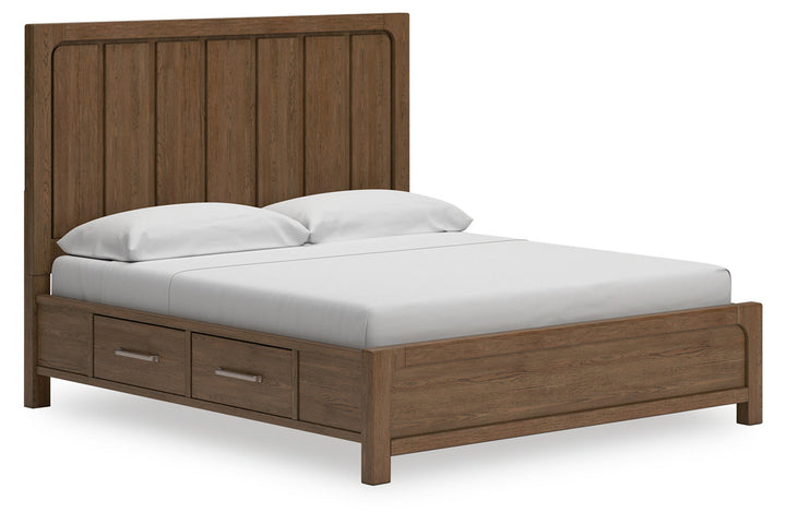 Cabalynn California King Panel Bed with Storage (B974B9)