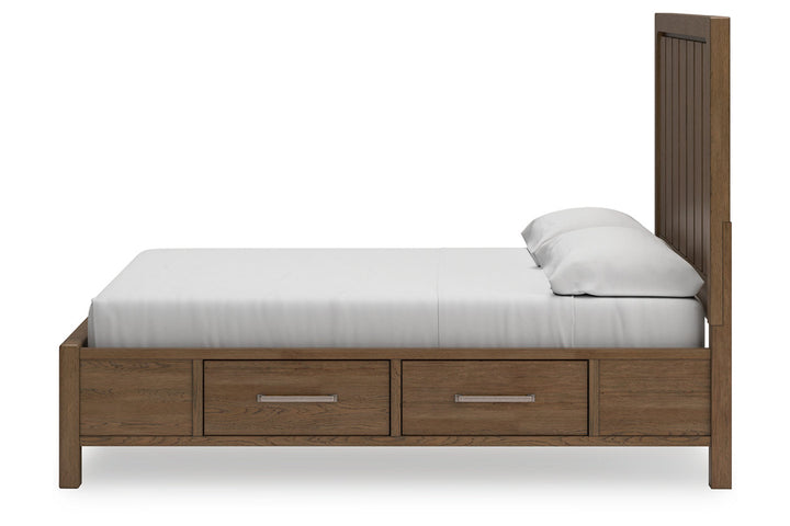 Cabalynn California King Panel Bed with Storage (B974B9)